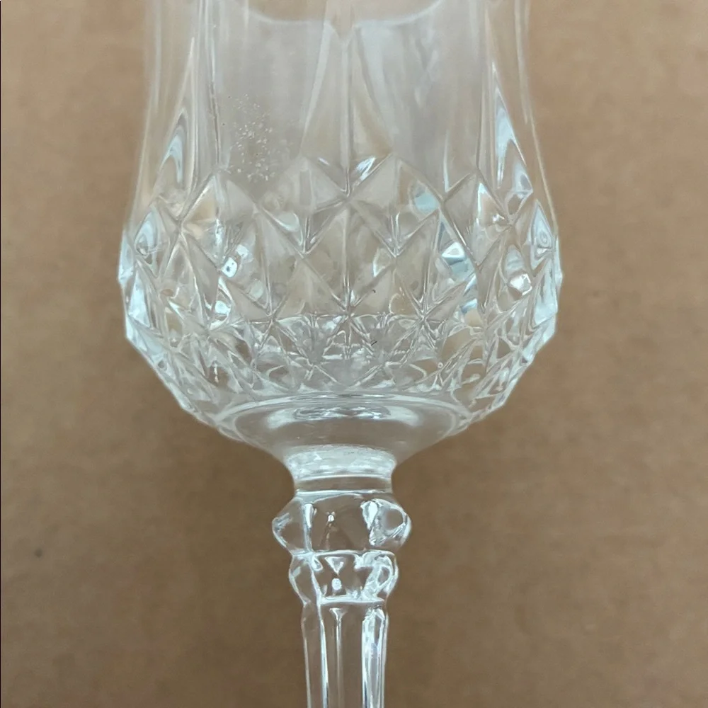 Longchamps Crystal d’Arques Vintage Cordial Liqueur Glasses Set of 4